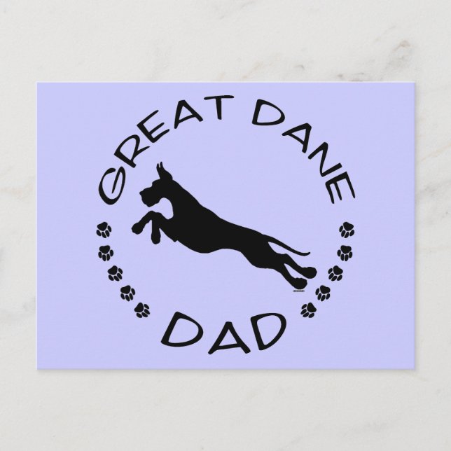 Carte Postale Super Dane Papa Jumper (Devant)