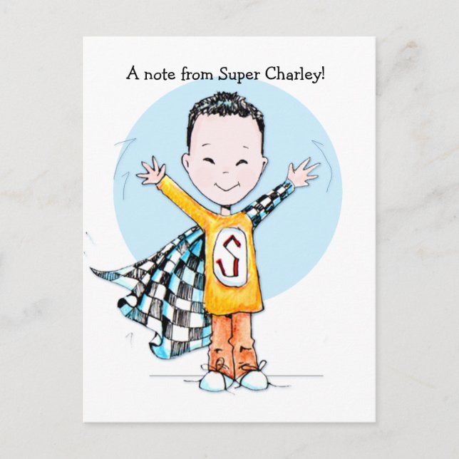 Carte postale Super Duper Boy (Devant)