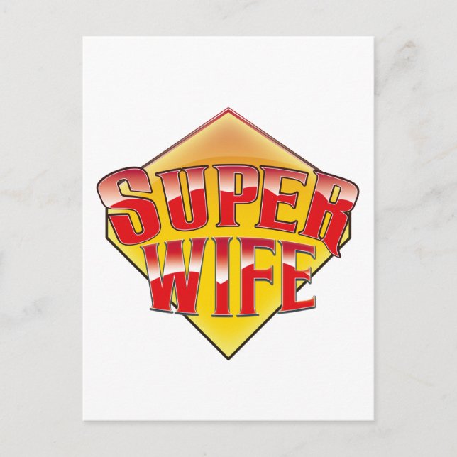 Carte Postale Super Épouse (Devant)