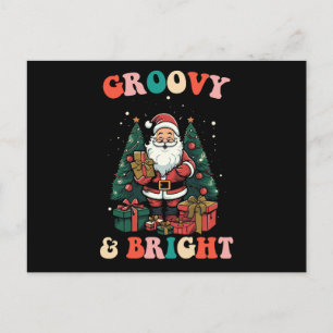 Carte Postale Super Et Lumineux Noël Père Noël Holiday Retro