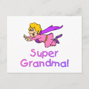 Carte Postale Super grand-mère (vol)