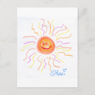 Carte Postale Super Happy Sun