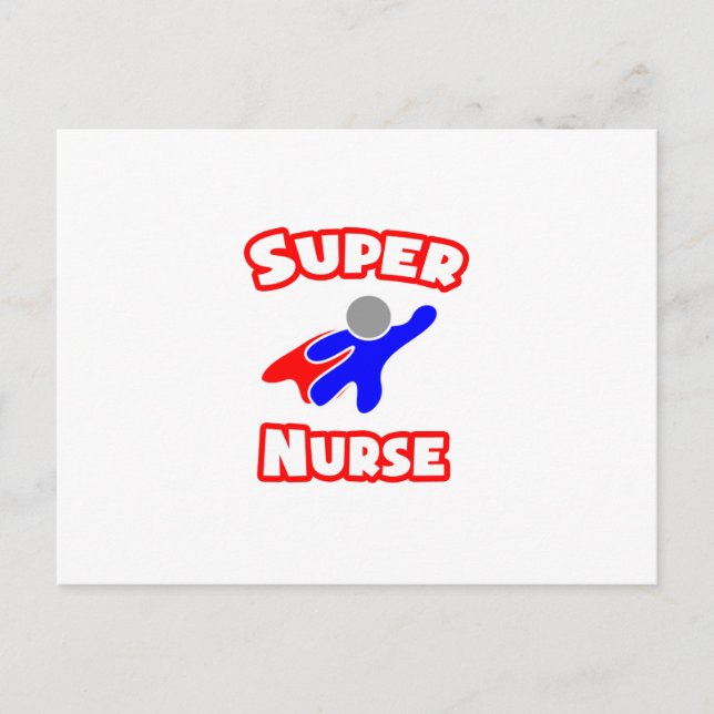 Carte Postale Super infirmière (Devant)