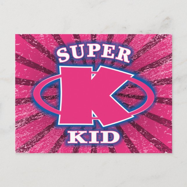 Carte postale Super Kid Girls (Devant)