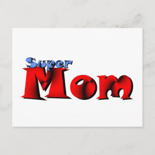 Carte postale Super Maman