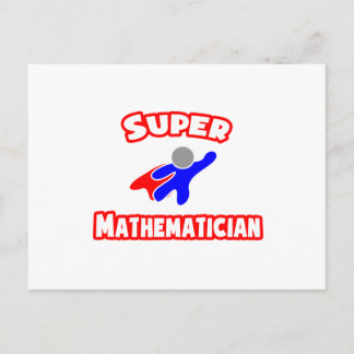Carte Postale Super mathématicien