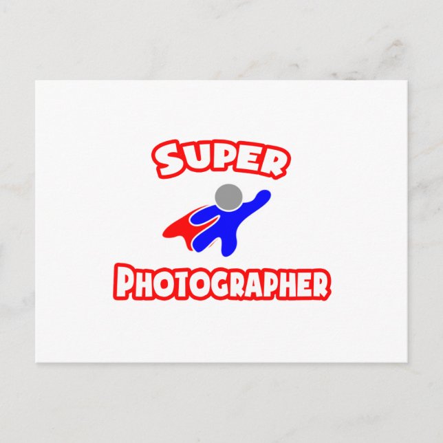 Carte Postale Super photographe (Devant)