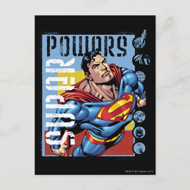 Carte Postale Super Powers (Devant)