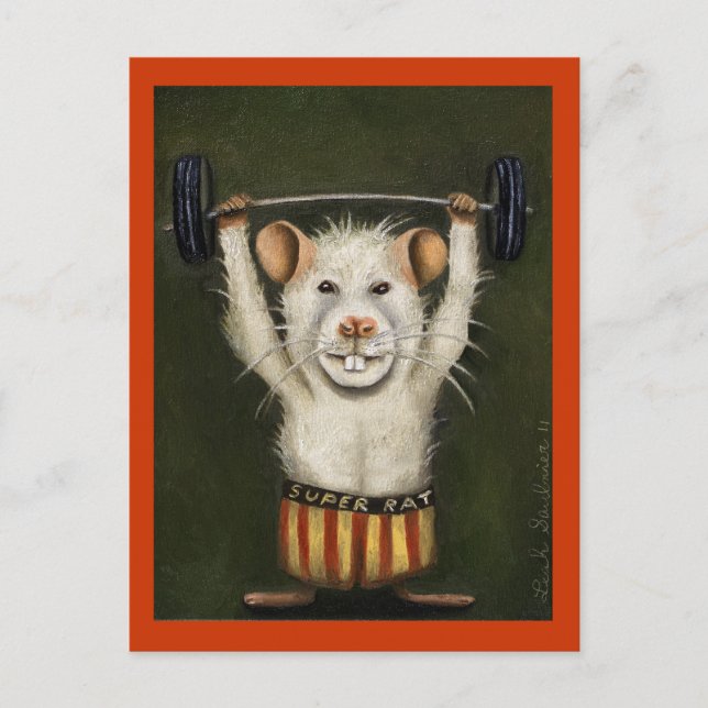 Carte Postale Super Rat (Devant)
