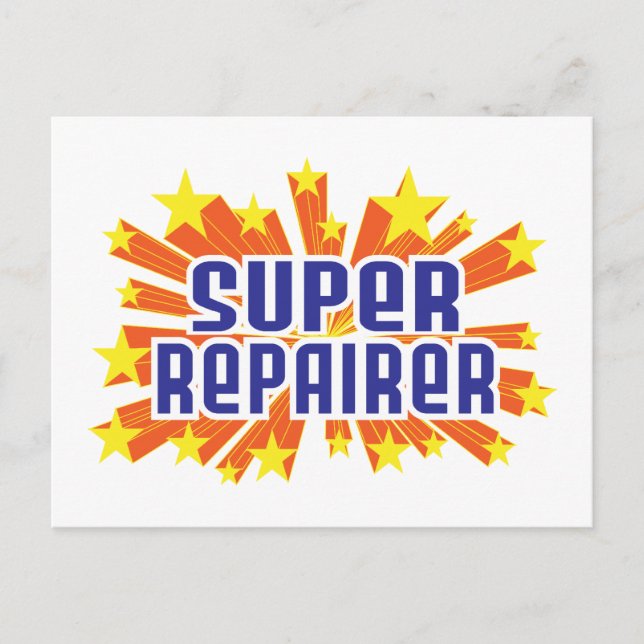 Carte Postale Super réparateur (Devant)