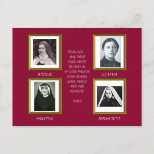 CARTE POSTALE SUPER SAINTS