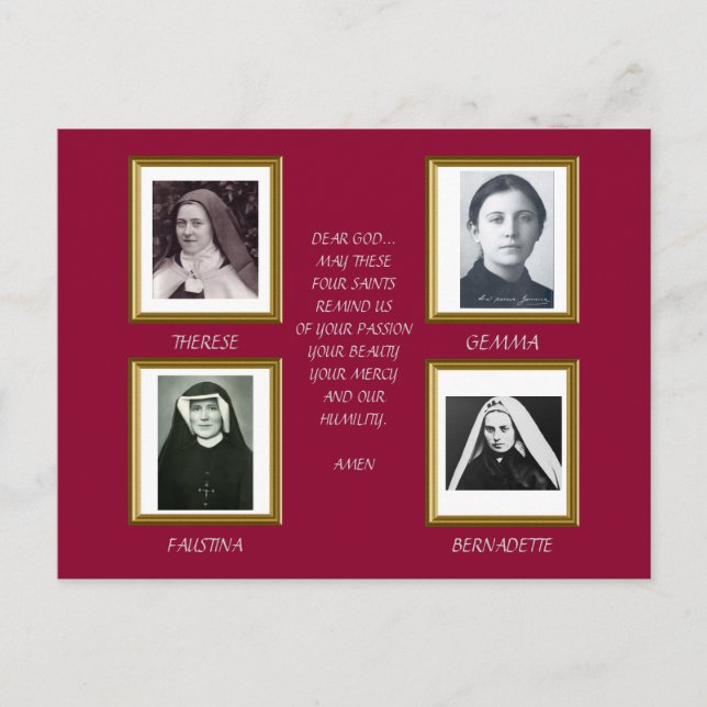 CARTE POSTALE SUPER SAINTS (Devant)