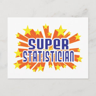 Carte Postale Super statisticien