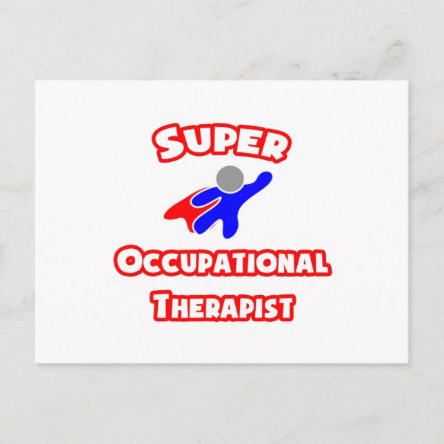 Carte Postale Super Thérapeute Occupationnel (Devant)