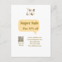 super vente affaires réduction scan code QR détail