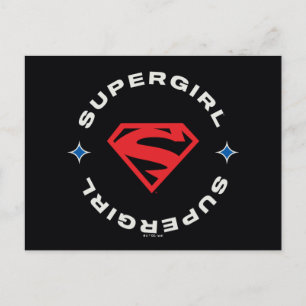 Carte Postale Supergirl Age of Heroes Circle S-Shield