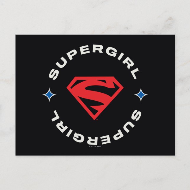 Carte Postale Supergirl Age of Heroes Circle S-Shield (Devant)