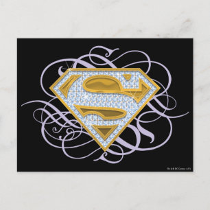 Carte Postale Supergirl Bijoux bleu 2