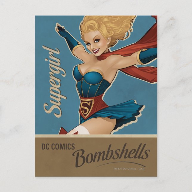 Carte Postale Supergirl Bombshell (Devant)