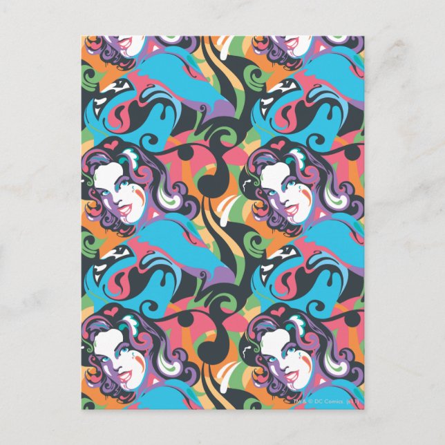 Carte Postale Supergirl Color Splash Swirls Pattern 1 (Devant)