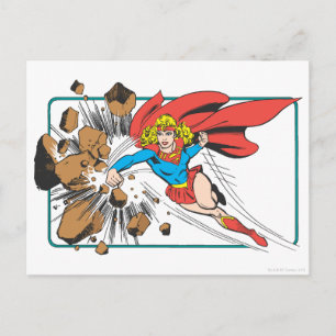 Carte Postale Supergirl détruit Boulder