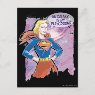 Carte Postale Supergirl Galaxy