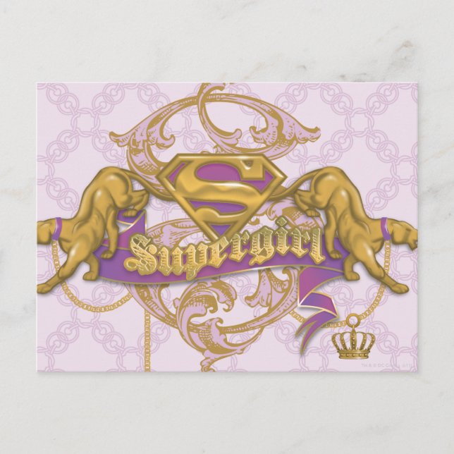 Carte Postale Supergirl Golden Cat 3 (Devant)