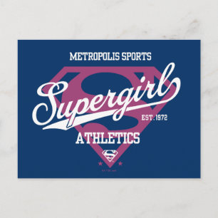 Carte Postale Supergirl Metropolis Sports Athletics Graphic