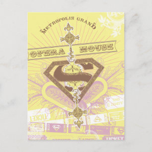 Carte Postale Supergirl Opera House Jaune
