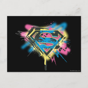 Carte Postale Supergirl Paint and Spills