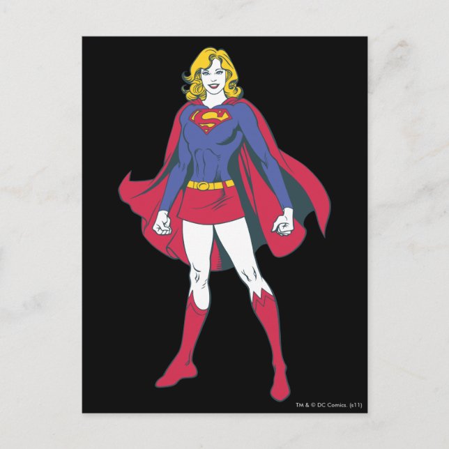 Carte Postale Supergirl Pose 2 (Devant)