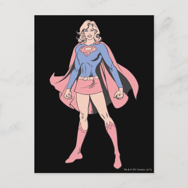 Carte Postale Supergirl Pose 3 (Devant)
