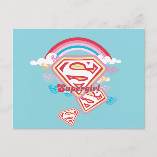 Carte Postale Supergirl Rainbow (Devant)