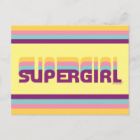 Supergirl Retro Colorshift Graphic