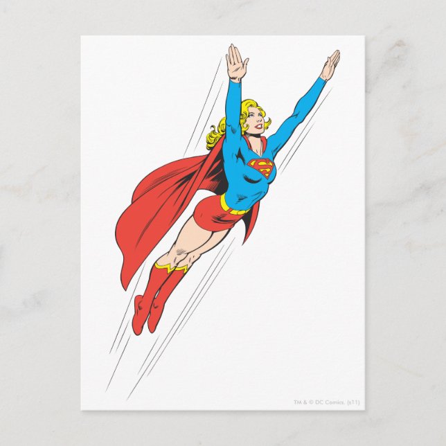 Carte Postale Supergirl Soars High (Devant)