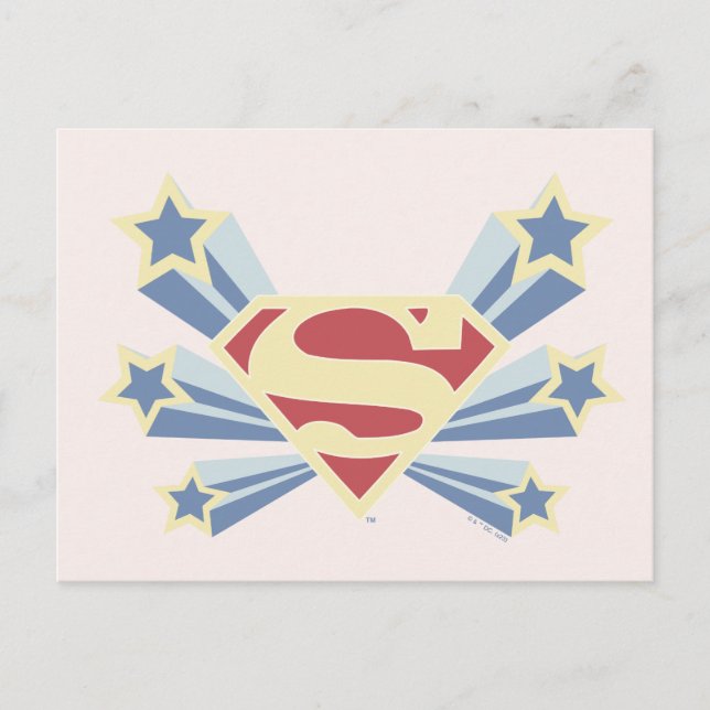 Carte Postale Supergirl Stars S-Shield (Devant)