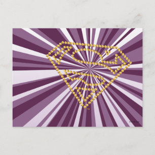 Carte Postale Supergirl Studded S-Shield