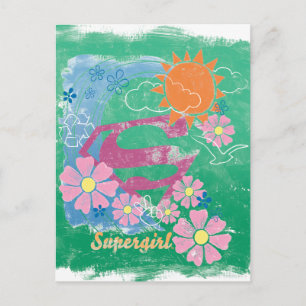 Carte Postale Supergirl Sun et amour