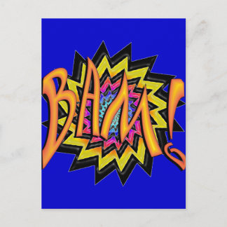 Carte Postale Superhero BAM !