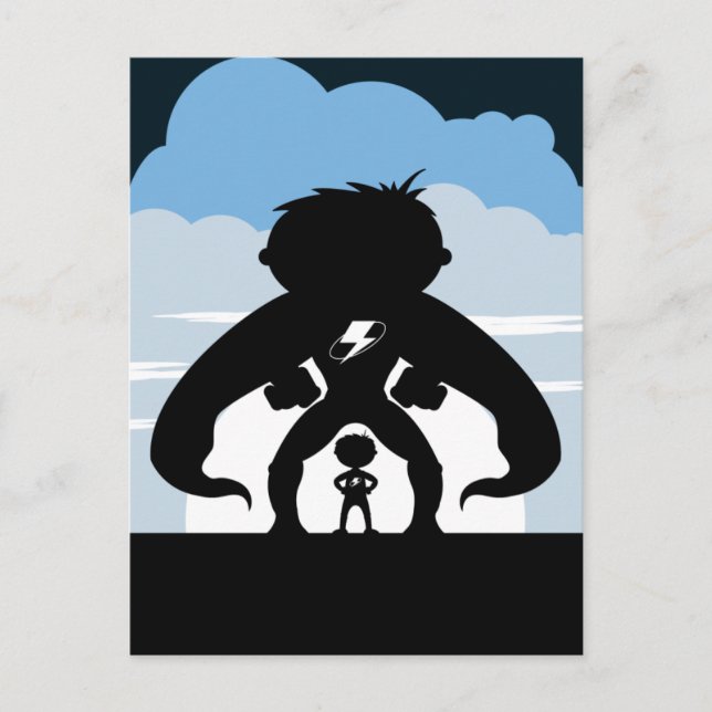 Carte Postale Superhero & Super Villain (Devant)