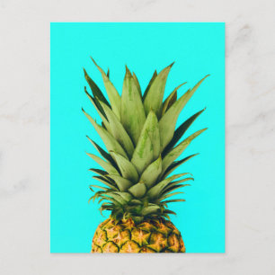 Carte postale supérieure à ananas à menthe