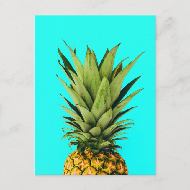 Carte postale supérieure à ananas à menthe (Devant)