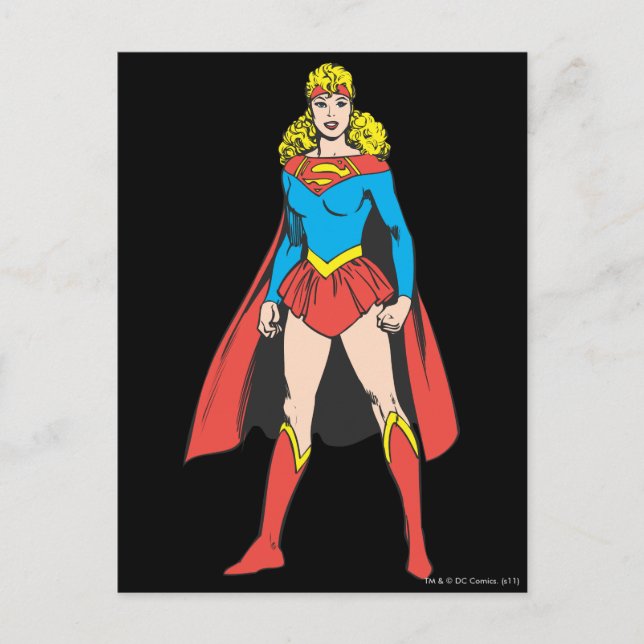 Carte Postale Superigirl Stands (Devant)