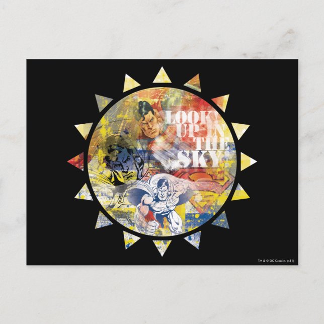 Carte Postale Superman 18 (Devant)