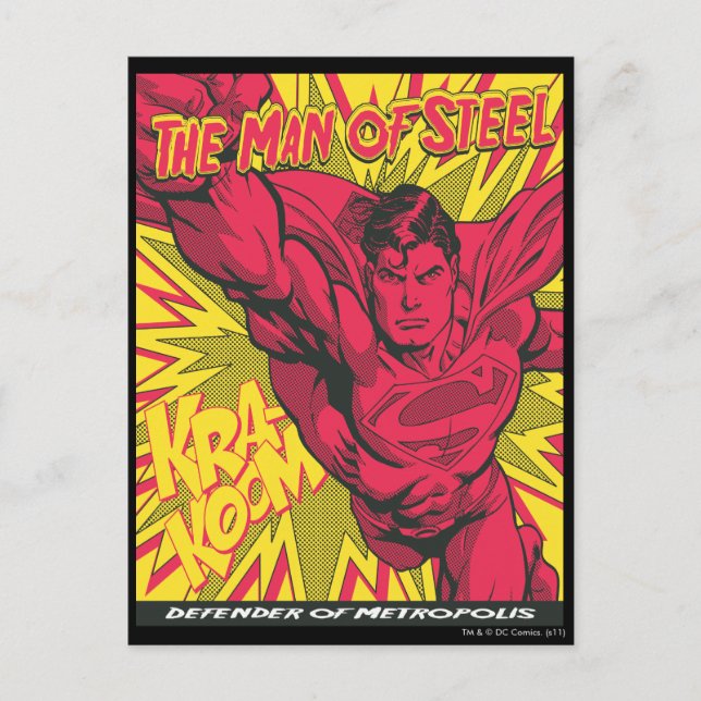 Carte Postale Superman 87 (Devant)
