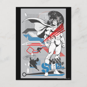Carte Postale Superman - Absurd Collage Poster