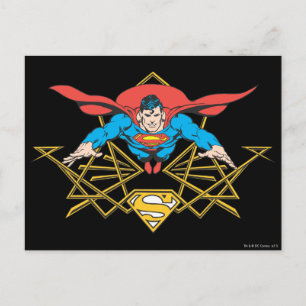 Carte Postale Superman avec logo