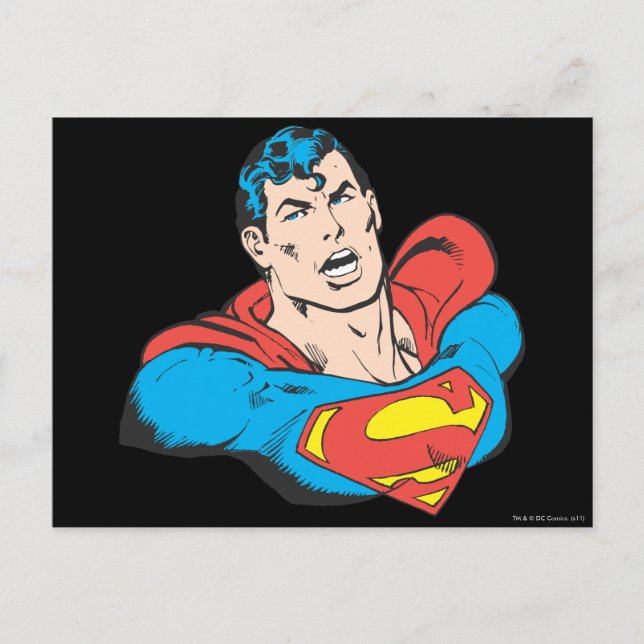 Carte Postale Superman Bust 1 (Devant)