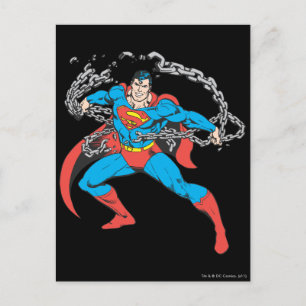 Carte Postale Superman casse les chaînes 2