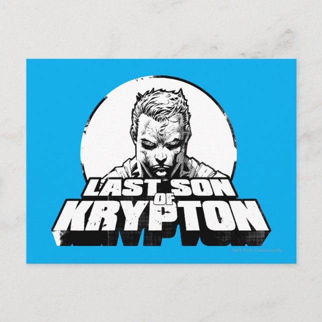 Carte Postale Superman Dernier fils de Krypton (Devant)